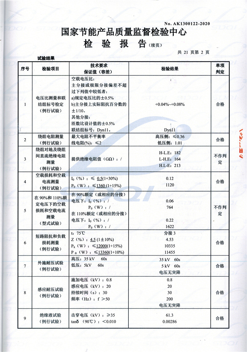 高低压试验报告-S11-1250大余大余大余油浸式变压器-2.jpg